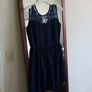 Navy blue dress